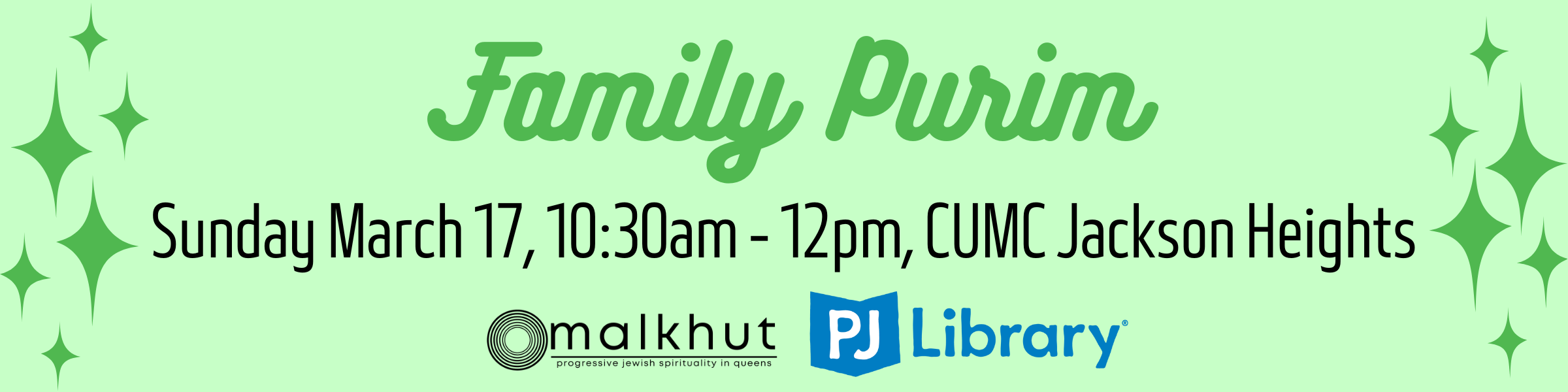 Malkhut Family Purim in Jackson Heights